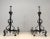 Wrought Iron Andirons, French, circa 1900 - A Pair For Sale - Image 12 of 13