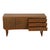 Wood Mid Century Modern Danish Style Compact Zebra Wood Teak Credenza Sideboard 1960 For Sale - Image 7 of 13