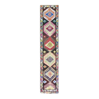 Vintage Turkish Bohemian Runner - 2'9" x 13'6" For Sale