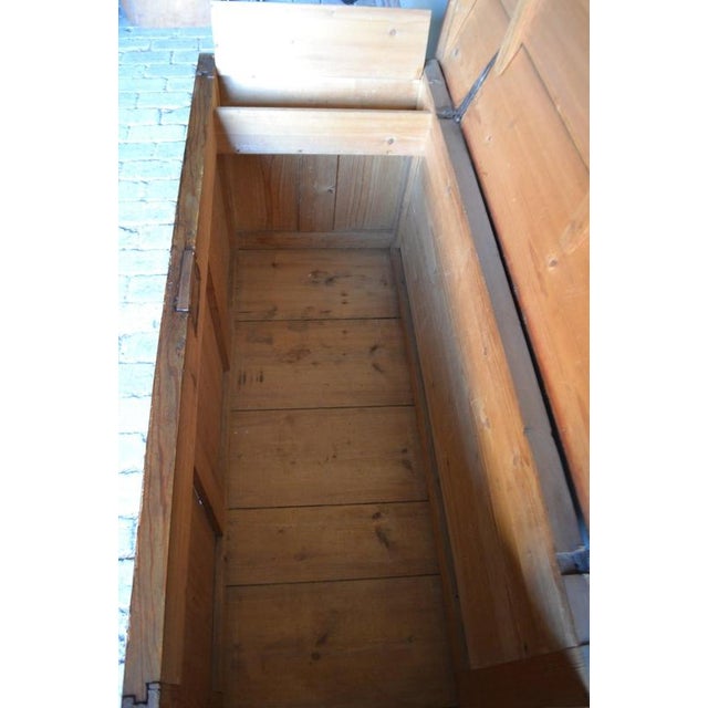 Fruit Tree Wooden Blanket Chest For Sale - Image 5 of 9