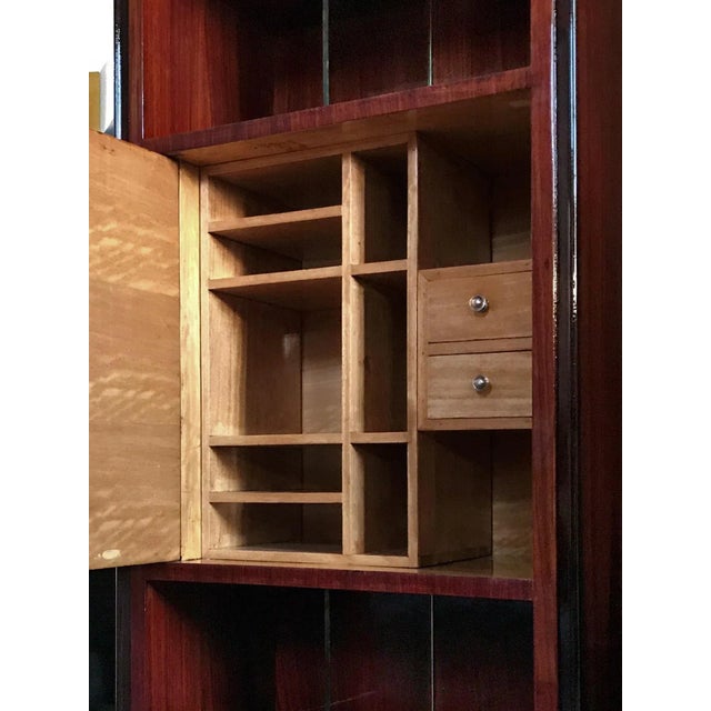 Mid-Century Italian Teak Secretaire, 1950s For Sale - Image 4 of 14