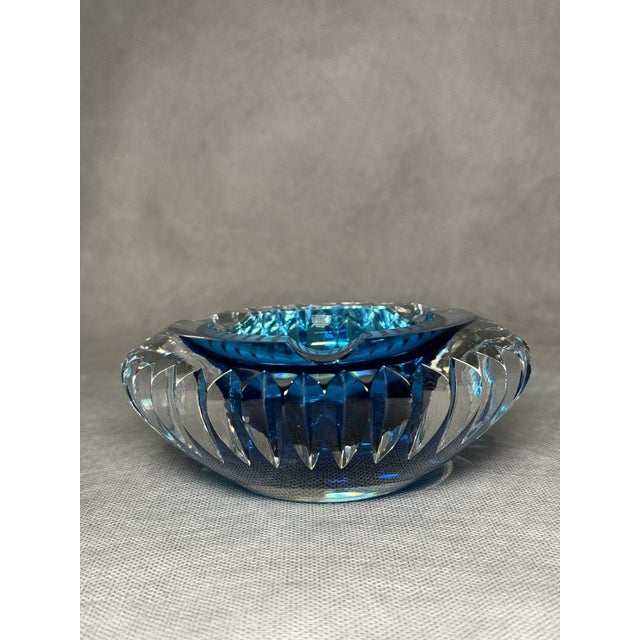Mid-Century Modern Blue Murano Glass Ashtray, Italy, 1970s For Sale - Image 3 of 10