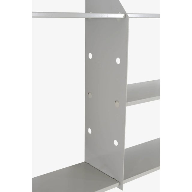 Dove Gray 1970s Enzo Mari Dima Modular Wall Shelving System For Sale - Image 8 of 11