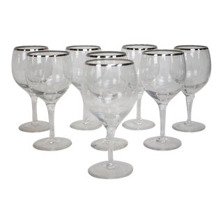 Lenox Weatherly Wine Glasses - Set of 7 For Sale
