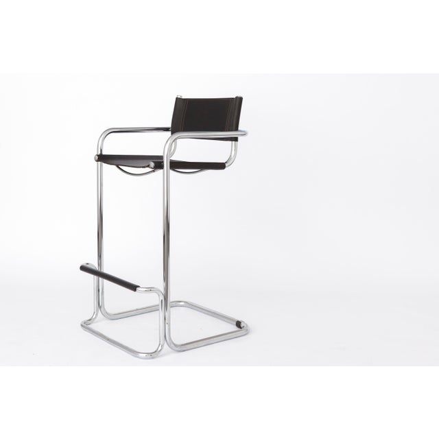 Vintage Cantilever Bar Stool | c. 1990s | Unknown Maker A vintage cantilever bar stool dating approximately from the 1990s...