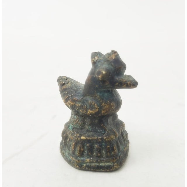 Vintage Six Graduated Opium Weights - Antique Asian - Burma - Bronze - Hintha Bird Duck For Sale - Image 17 of 18