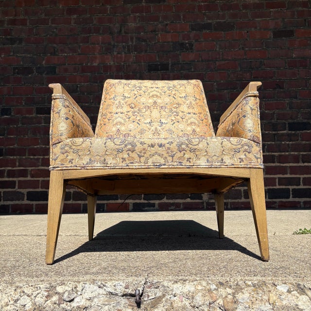 Mid Century Modern Possibly Tommi Parzinger Arm Lounge Chair For Sale - Image 10 of 12