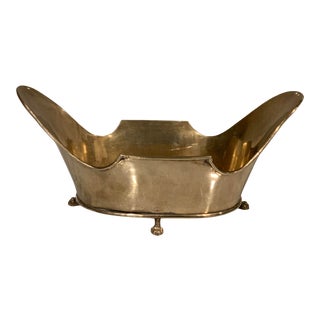 Brass Footed Planter Signed Mottahedeh Designs For Sale
