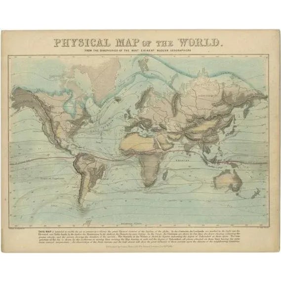 Antique Map of the World by Reynolds, 1849 For Sale - Image 6 of 6