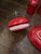 Ceramic Southern Living “Cinnabar” Red Ceramic Canister Set & Oval Platter – 4 Pieces For Sale - Image 7 of 12