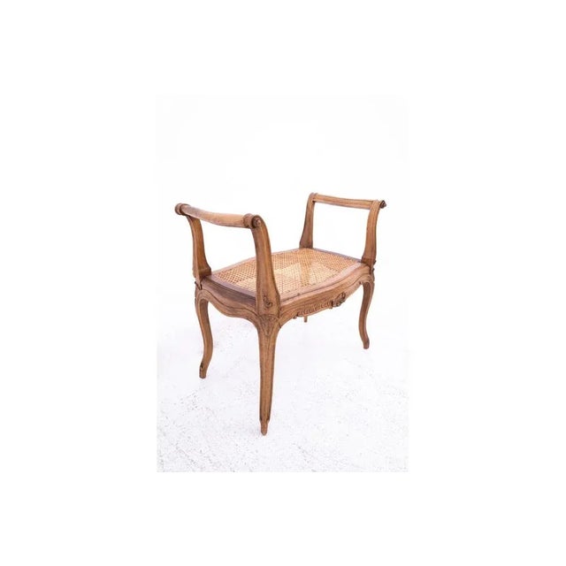 Vintage French Bench, 1940s, in Restored conditions. Designed 1920 to 1949