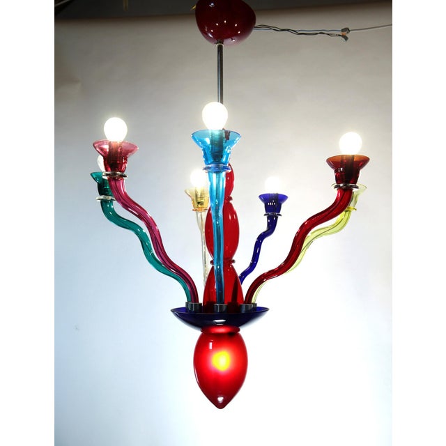 Gaia Chandelier by Gismondi for Veart, 1980s For Sale - Image 16 of 18