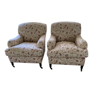 George Smith Club Chairs - a Pair For Sale