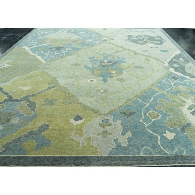 Turkish Oushak Rug 12'2" x 15' #19035 Explore a curated collection of hallway runners, wool rugs, and handmade...