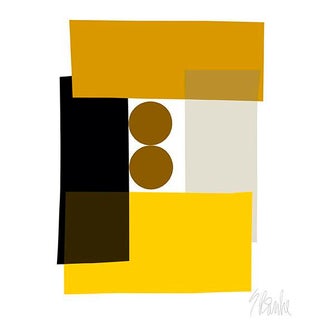 Yellow Tuxedo Fine Art Print 30" X 40" by Liz Roache For Sale