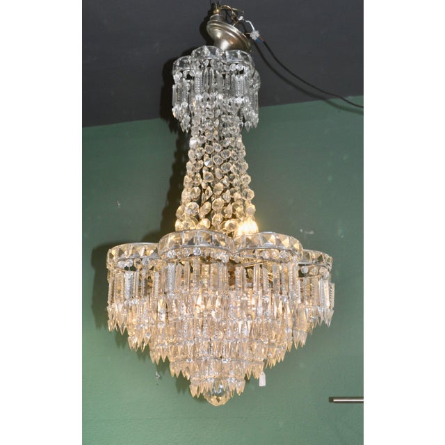 Vintage Crystal Chandelier, 1960s For Sale - Image 18 of 18