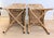 Vintage Chippendale Bamboo Rattan Chair Pair Natural Fretwork For Sale - Image 11 of 16