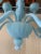 Matte Light-Blue Murano Style Glass Chandelier from Simoeng For Sale - Image 7 of 13