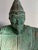 Japanese Austin Productions Japanese Noh Dancer Sculpture in Verdigris Finish, Circa 1981 For Sale - Image 3 of 12