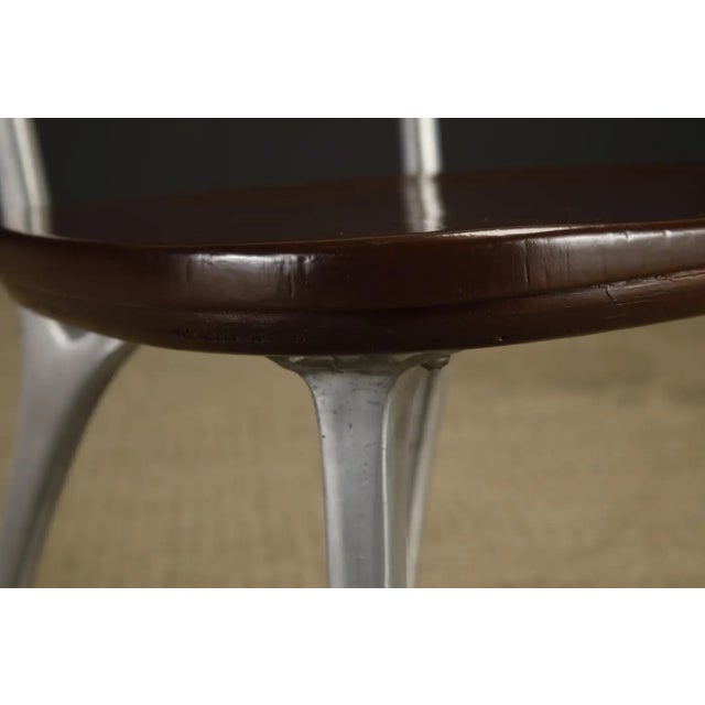 Pair of Shelby Williams 'Gazelle' Sculptural Aluminum Side Chairs, 1960s For Sale - Image 10 of 18