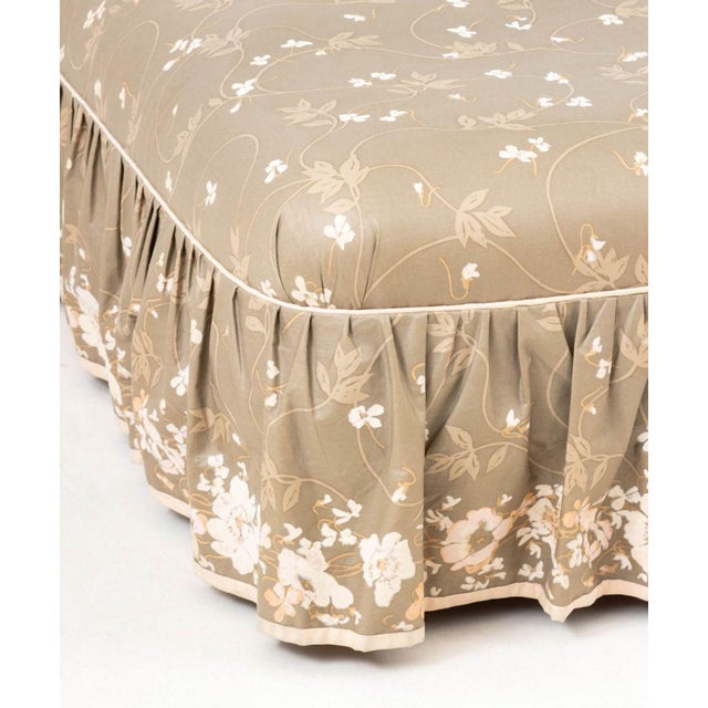 Victorian Victorian Floral Upholstered Chaise Longue For Sale - Image 3 of 7