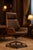 A commanding presence with timeless sophistication, this stunning executive office chair blends rich walnut-finished wood,...