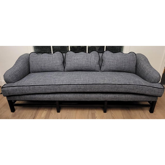 Mr Brown London Scalloped Back Sofa Chairish