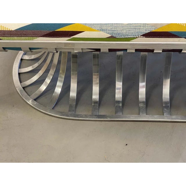 Russell Woodard Aluminum Chaise Lounge For Sale - Image 10 of 13