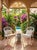 Metal Vintage Palm Beach Regency White Aluminum & Vinyl Strap Armchairs For Sale - Image 7 of 12