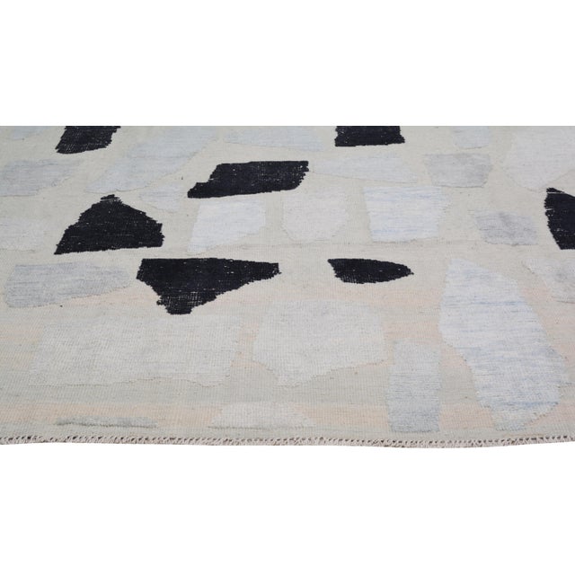 Moroccan Hand Knotted Wool Rug, 9'9"x14'8" For Sale - Image 4 of 5