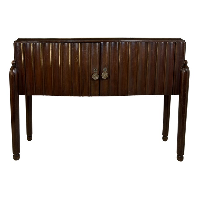 Art Deco Walnut Sideboard, 1930s For Sale