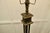 Iron and Brass Column Floor Lamp, 1930s For Sale - Image 9 of 11