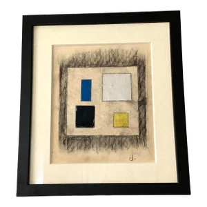 1960s Burgoyne Diller (Untitled) Painted Collage