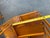 Vintage Edwardian Style Leather Top Yewwood Revolving Bookcase For Sale - Image 11 of 17