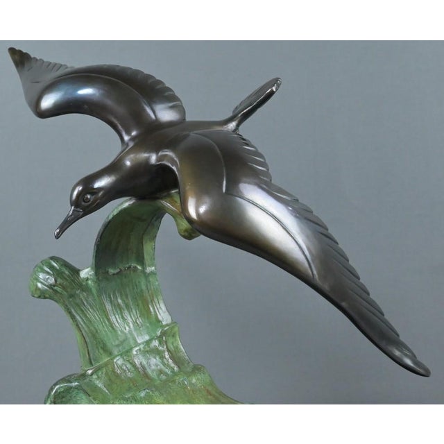Charles Ruchot, Bird in Flight, 1920s, Bronze For Sale - Image 11 of 18