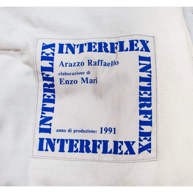 Beige Raffaello Tapestry by Enzo Mari for Interflex, Italy, 1993 For Sale - Image 8 of 9