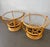 Pair of 1970s Italian Style Rattan Coffee Side Tables For Sale In Orlando - Image 6 of 12