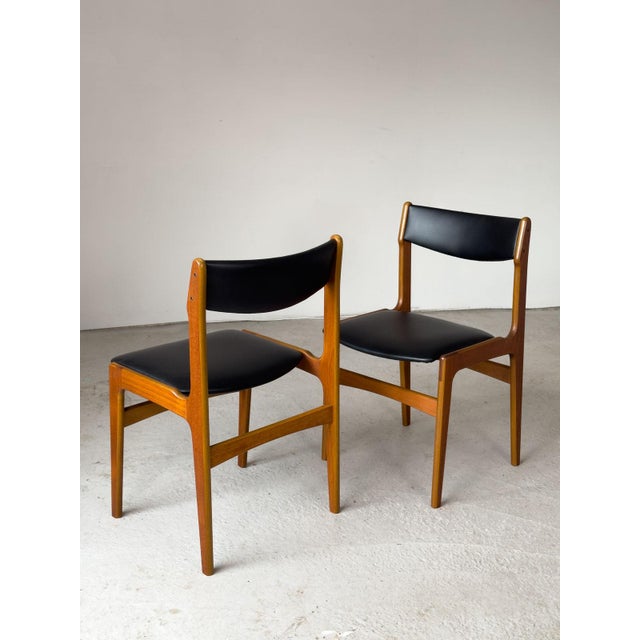 Teak Dining Chairs attributed to Erik Buch for Oddense Maskinsnedkeri, Denmark, 1960s, Set of 4 For Sale - Image 12 of 18
