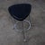 Early to Mid-20th Century Art Deco Streamline Moderne Low Stool Solid Chrome Legs & Black Vinyl Seat For Sale - Image 9 of 18