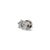 Early 21st Century 14k White Gold 6 Prong Screw Back 0.55ct Round Diamond Stud Earrings, A Pair For Sale - Image 5 of 8