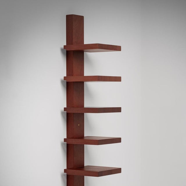 The Pilaster wall shelf, designed by John Kandell in 1989, is a quintessential example of minimalist elegance and...