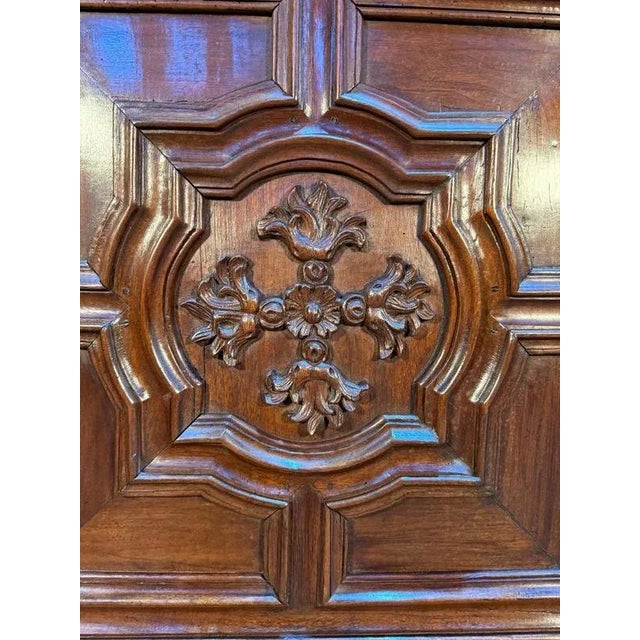 Louis XIV Wardrobe in Walnut For Sale - Image 12 of 13