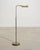 Metal Mid-Century Patinated Brass Adjustable Pharmacy Floor Lamp For Sale - Image 7 of 16
