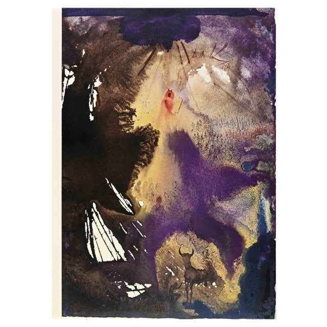 Salvador Dalí, Ego Sum Deus Tuus, Lithograph, 1964 For Sale