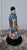 Vintage Chinese Famille Rose Porcelain Figurine Scholar Court Figure Wood Stand For Sale - Image 12 of 15