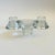 A set of 3 vintage Ikea reversible glass candle holders. One side can hold a taper candle and a tealight can be used when...