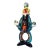 Rare Vintage Murano Blown Glass Clown Figurine For Sale