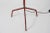 Maroon Leather Floor Lamp by Jacques Adnet, 1950s For Sale - Image 8 of 9