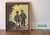 This vintage painting is based on American photojournalist W Eugene Smith's iconic photograph of his two children walking...