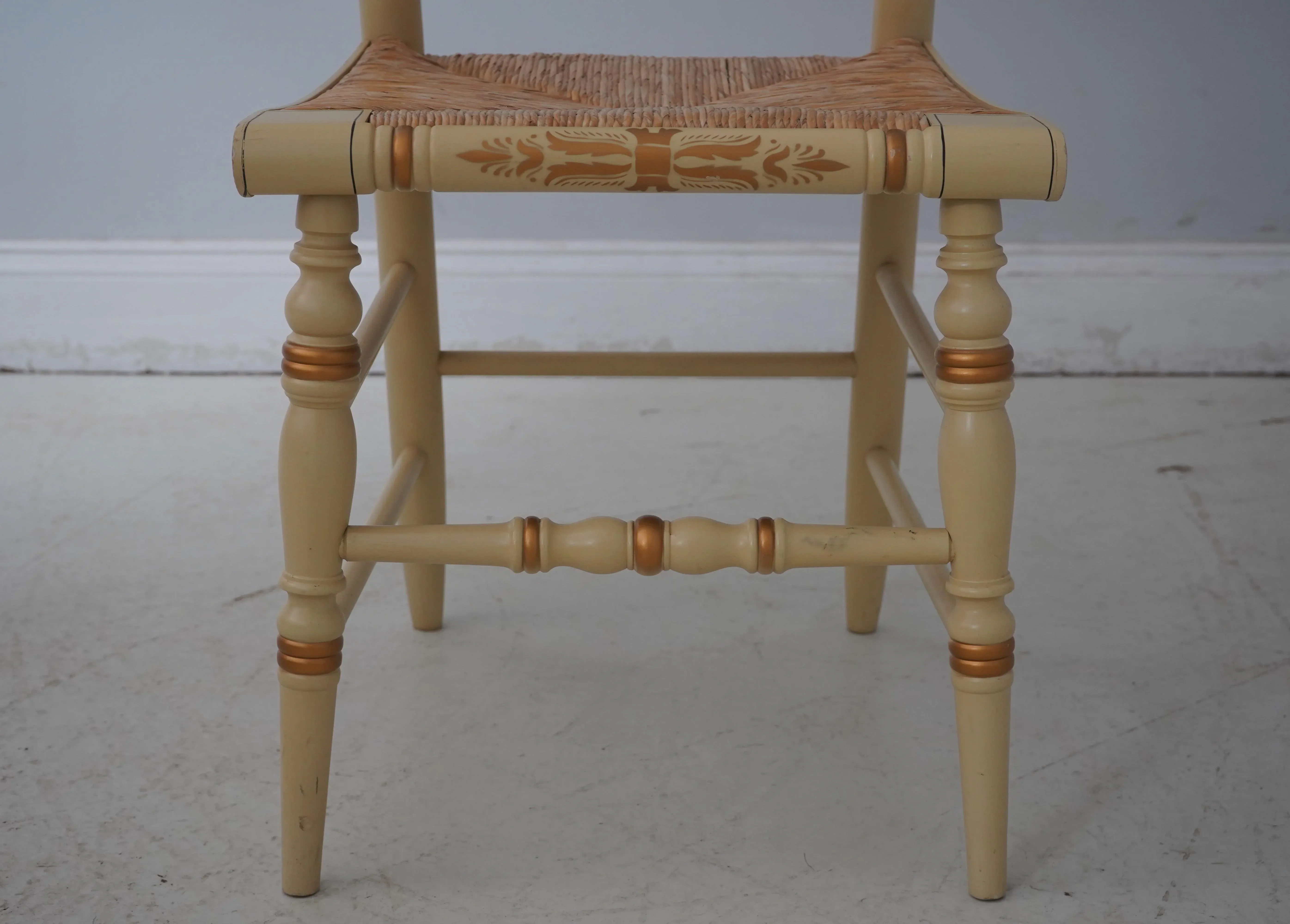 Hitchcock Limited Edition C.1987 Christmas Side Chair | Chairish